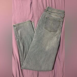 Women's Slim Straight Light Blue Jeans